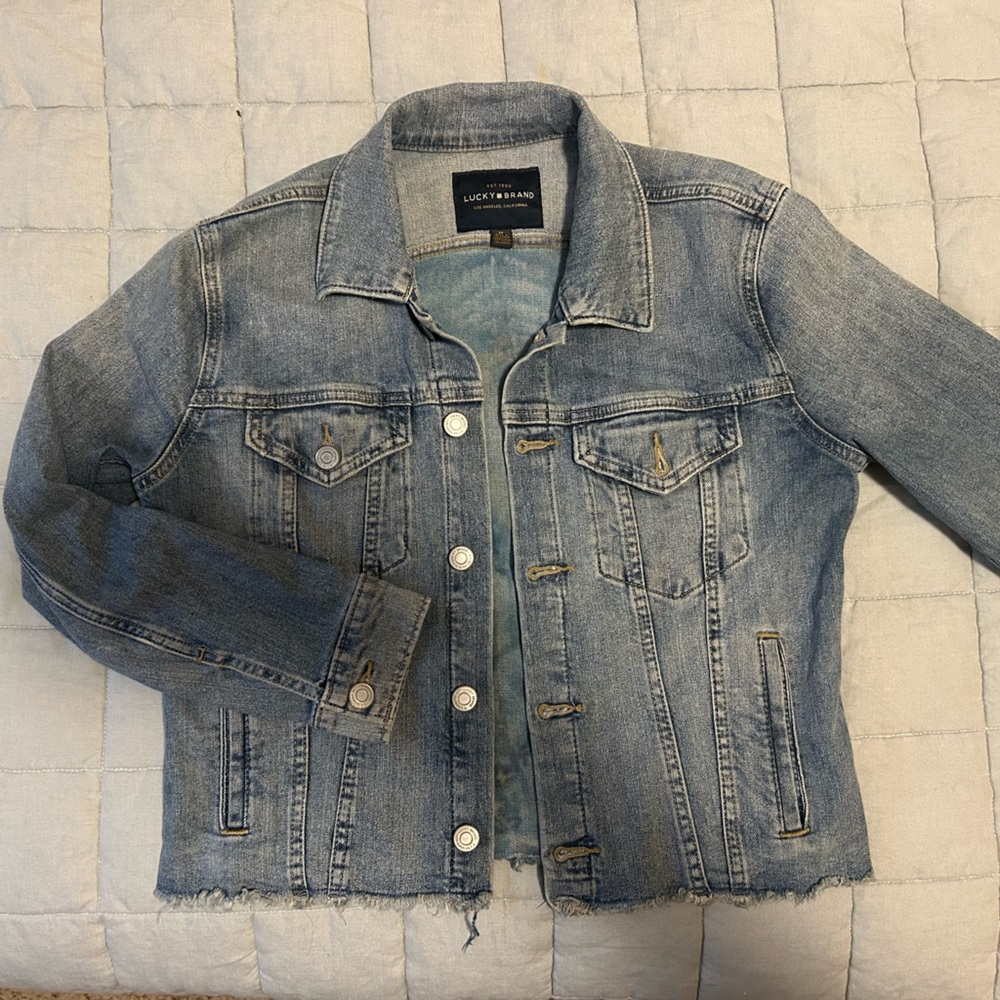 Lucky Brand Light Wash Denim Jacket
